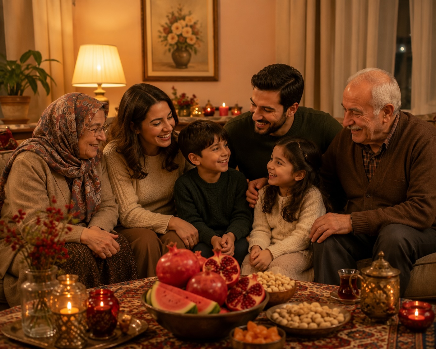 لحظه‌ای گرم از کنار هم بودن